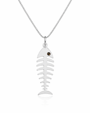 Collar de espiga en plata de ley 925